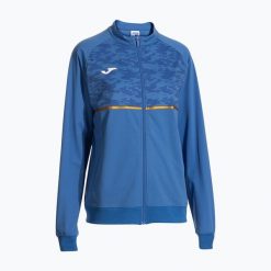 Bluza do biegania damska Joma Record III Full Zip. Niebieskie bluzy Joma, m, bez wzorów, bez kaptura. Za 129.99 zł.