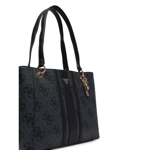 Torebka Guess. Szare shopper Guess, z aplikacjami, bez dodatków. Za 408.99 zł.