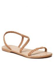 Manebi Sandały Sandals S 9.5 Y0 Brązowy. Brązowe sandały Manebi, bez wzorów, ze skóry, bez obcasa, na płaskiej podeszwie, bez zapięcia. Za 489.99 zł.