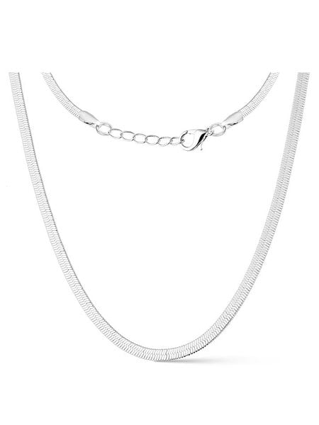 Miu Silver Srebrny naszyjnik - dł. 45 cm rozmiar: onesize. Szare naszyjniki Miu Silver, srebrne. Za 130.99 zł.