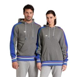 Bluza Arena Hooded Sweat Inserts z kapturem. Szare bluzy Arena, s, bez wzorów, z polaru, z kapturem. Za 284.00 zł.