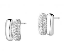 Kolczyki srebrne z cyrkoniami. Szare kolczyki Apart, z cyrkonią, srebrne. Za 139.00 zł.