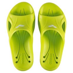 Klapki Arena Hydrosoft II Junior Hook. Zielone klapki Arena, bez wzorów, bez obcasa. Za 49.94 zł.