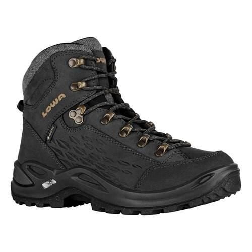 Buty trekkingowe damskie Lowa Renegade Warm Mid Gtx. Czarne trekkingi Lowa, z materiału, za kostkę. Za 1,173.00 zł.