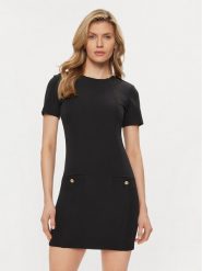 Silvian Heach Sukienka koktajlowa Melli GPP24388VE Czarny Slim Fit. Czarne sukienki Silvian Heach, bez wzorów, z syntetyku, wizytowe, bez kołnierzyka, bez ramiączek. Za 369.99 zł.