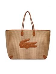 Lacoste Torebka NF5247PB Niebieski. Niebieskie shopper Lacoste, bez wzorów, z syntetyku, bez dodatków. Za 687.99 zł.