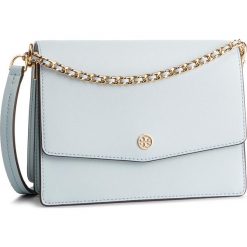 Torebka TORY BURCH - Robinson Convertible Shoulder Bag 46333 Seltzer 400. Niebieskie torebki klasyczne Tory Burch, bez wzorów, ze skóry, bez dodatków. Za 1,679.00 zł.