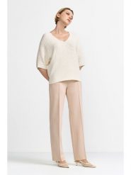 Rich & Royal Spodnie w kolorze beżowym rozmiar: 34. Brązowe spodnie materiałowe Rich & Royal, bez wzorów, z materiału. Za 244.45 zł.