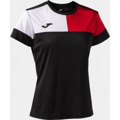 Damska koszulka Joma Camiseta Manga czarno-czerwona XS. Białe bluzki Joma, xs, bez wzorów, sportowe, bez kołnierzyka, bez ramiączek. Za 153.99 zł.
