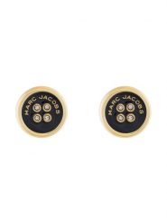 Marc Jacobs Kolczyki 2R4JER001J35 Złoty. Żółte kolczyki Marc Jacobs, metalowe. Za 359.99 zł.