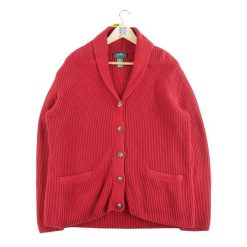 Second life - Kardigan czerwonych kamizelek dla kobiet - Stan dobry. Czerwone kardigany RALPH LAUREN, s, bez wzorów. Za 51.08 zł.