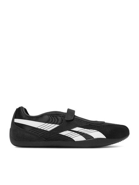 Reebok Baleriny C-ULTRA LO MARY JANE 100261002 Czarny. Czarne baleriny Reebok, bez wzorów, z materiału, bez obcasa. Za 299.99 zł.