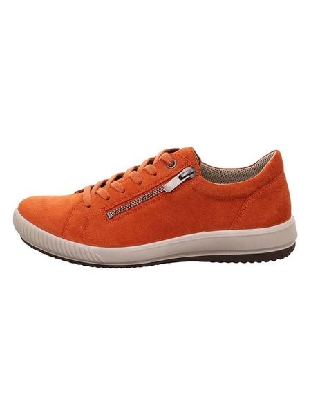 Legero Skórzane sneakersy "Tanaro 5.0" w kolorze pomarańczowym rozmiar: 42,5. Pomarańczowe trampki Legero, bez wzorów, bez zapięcia. Za 264.95 zł.
