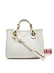 Emporio Armani Torebka EW000382 AF12103 M0034 Biały. Białe torebki klasyczne Emporio Armani, bez wzorów, ze skóry, bez dodatków. Za 669.99 zł.