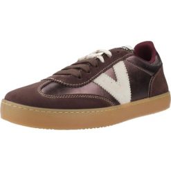 Buty VICTORIA BERLIN METAL Brązowy. Brązowe trekkingi VICTORIA, ze skóry, trekkingowe. Za 361.05 zł.