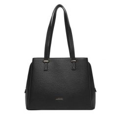 Torebka Lasocki. Czarne torebki klasyczne Lasocki, bez wzorów, bez dodatków. Za 199.99 zł.