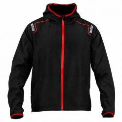 Bluza z kapturem Sparco S02405NR3L L. Czarne bluzy sportowe Sparco, l, bez wzorów, z kapturem. Za 286.00 zł.