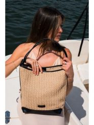 Victor & Hugo Paris Torebka "Luzia" w kolorze beżowo-czarnym - 28 x 34 x 15 cm rozmiar: onesize. Brązowe torby na ramię Victor & Hugo Paris, bez wzorów, z materiału, na ramię, bez dodatków. Za 413.99 zł.