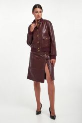 Spódnica z ekoskóry TWINSET. Spódnice Twinset Milano, bez wzorów. Za 959.00 zł.