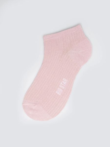 Stopki damskie ażurowe różowe Holiana 600. Czerwone skarpety Big Star, w ażurowe wzory, ze skóry. Za 19.99 zł.