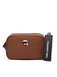KARL LAGERFELD Torebka A4W30248 Brązowy. Brązowe listonoszki KARL LAGERFELD, bez wzorów, ze skóry, bez dodatków. Za 519.99 zł.