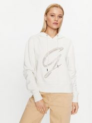 Guess Bluza W3BQ10 KBKM0 Écru Regular Fit. Bluzy Guess, xl, z aplikacjami, z bawełny, bez kaptura. Za 239.99 zł.
