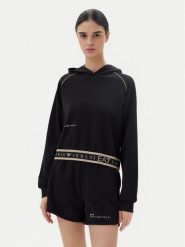 EA7 Emporio Armani Bluza 7W000277 AF12501 UC001 Czarny Regular Fit. Czarne bluzy EA7 Emporio Armani, xxl, bez wzorów, z syntetyku, bez kaptura. Za 389.99 zł.