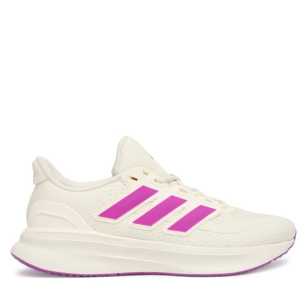 Buty do biegania adidas. Białe obuwie sportowe Adidas, bez zapięcia, do biegania. Za 349.99 zł.