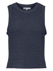 ONLY Top w kolorze granatowym rozmiar: XS. Niebieskie topy Only, xs, bez wzorów, bez kołnierzyka, bez ramiączek. Za 70.41 zł.