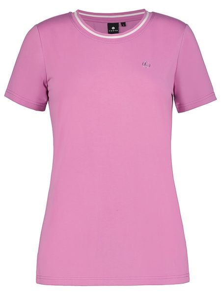 LUHTA Koszulka "Heimala" w kolorze fioletowym rozmiar: S. Różowe bluzki Luhta, s, bez wzorów, bez kołnierzyka, bez ramiączek. Za 48.05 zł.
