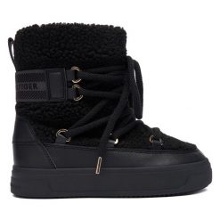 Śniegowce Tommy Hilfiger. Czarne trapery i śniegowce TOMMY HILFIGER. Za 559.99 zł.