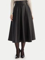Fracomina Spódnica z imitacji skóry FS25WG2001P41101 Czarny Regular Fit. Czarne spódnice Fracomina, bez wzorów, ze skóry. Za 689.99 zł.