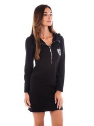 Manon Bastille Sukienka w kolorze czarnym rozmiar: 40/42. Czarne sukienki Manon Bastille, bez wzorów, klasyczne, bez kołnierzyka, bez ramiączek, mini. Za 65.99 zł.