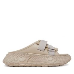 Klapki Palladium. Szare klapki Palladium, bez wzorów, bez obcasa. Za 219.99 zł.