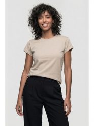 Alife and kickin Koszulka "Theres" w kolorze beżowym rozmiar: S. Brązowe bluzki Alife and Kickin, s, bez wzorów, bez kołnierzyka, bez ramiączek. Za 60.99 zł.