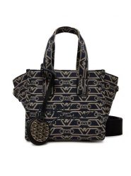 Emporio Armani Torebka EW000371 AF12993 FB237 Granatowy. Niebieskie torebki klasyczne Emporio Armani, bez wzorów, z materiału, bez dodatków. Za 889.99 zł.