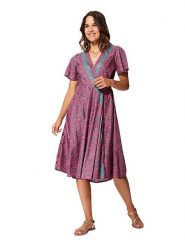 Ipanima Sukienka w kolorze szaroróżowym rozmiar: 34/36. Różowe sukienki Ipanima, bez wzorów, bez kołnierzyka, bez ramiączek, midi. Za 78.99 zł.