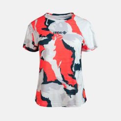 FLORENCIA W oddychająca, lekka, szybkoschnąca techniczna koszulka sportowa. Czarne koszulki sportowe Izas, bez wzorów, z materiału, bez ramiączek, na fitness i siłownię. Za 226.04 zł.