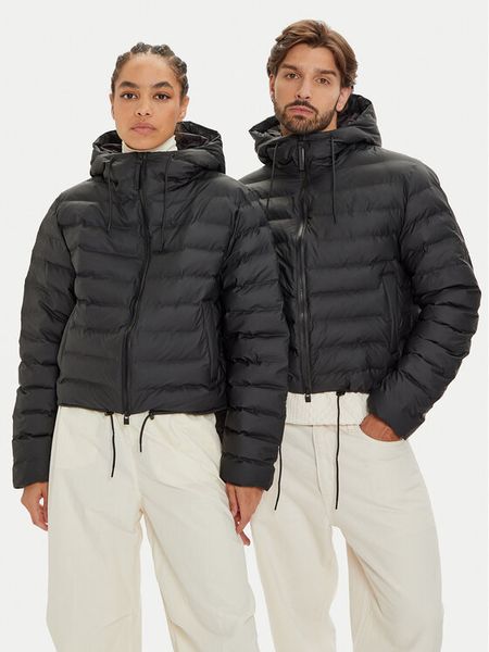 Rains Kurtka przejściowa Unisex 15820 Czarny Regular Fit. Czarne kurtki Rains, xs, bez wzorów, z syntetyku, bez kaptura. Za 579.99 zł.