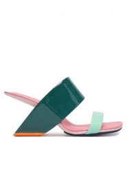 United Nude Klapki Loop Hi 1000597803 Zielony. Zielone klapki United Nude, bez wzorów, ze skóry, bez obcasa. Za 1,399.00 zł.