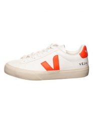 Veja Skórzane sneakersy "Campo" w kolorze biało-pomarańczowym rozmiar: 40. Białe trampki Veja, bez wzorów, bez zapięcia. Za 474.08 zł.