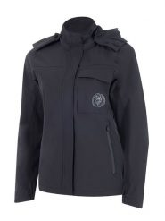 Protective Kurtka przeciwdeszczowa w kolorze czarnym rozmiar: 36. Czarne kurtki sportowe Protective, m, bez wzorów, bez kaptura, outdoorowe. Za 320.63 zł.