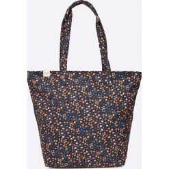 Herschel - Torebka Mica. Czarne shopper Herschel, bez wzorów, z materiału, casualowe, na ramię, duże, z nadrukiem, bez dodatków. W wyprzedaży za 149.90 zł.