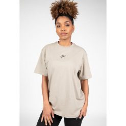 Bixby Duże rozmiary Koszulka - Beżowy. Brązowe bluzki GORILLA WEAR, s, bez wzorów, sportowe, bez kołnierzyka, bez ramiączek. Za 118.00 zł.