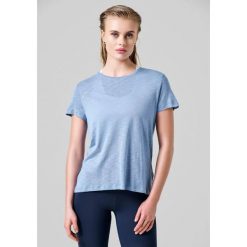 Koszulka Damska Sportowa Casall Soft Texture Tee Lekka Treningowa. Niebieskie koszulki sportowe Casall, bez wzorów, bez ramiączek, na jogę i pilates. Za 269.99 zł.