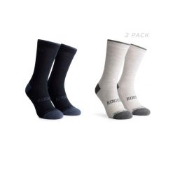 Skarpetki zimowe unisex Rogelli Merino z owczej wełny 2-pack. Niebieskie skarpety Rogelli, bez wzorów, z wełny. Za 79.00 zł.