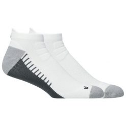 Skarpetki sportowe dla dorosłych Performance Run Ankle Sock. Białe skarpety Asics, bez wzorów, z elastanu. Za 69.99 zł.