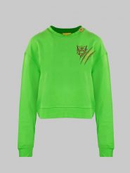 Plein Sport Bluza w kolorze jasnozielonym rozmiar: L. Zielone bluzy Plein Sport, l, bez wzorów, z bawełny, bez kaptura. Za 145.26 zł.