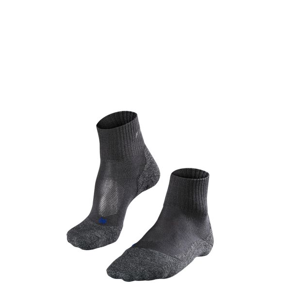 Skarpetki damskie Falke TK2 Short Cool. Szare skarpety Falke, bez wzorów, z elastanu. Za 156.50 zł.
