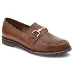 Brązowe Mokasyny Armodo Wygodne Obuwie Damskie. Brązowe mokasyny Armodo, bez wzorów, ze skóry, bez obcasa. Za 439.00 zł.